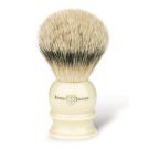 EDWIN JAGGER Shaving brush EJ46 Extra large "Silver tip Badger" - Ivory