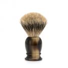 MÜHLE Shaving brush "CLASSIC" Silvertip badger 19mm - Horn brown