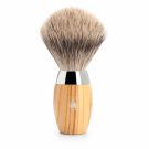 MÜHLE Shaving brush "KOSMO" Fine badger 21mm - olive wood/chrome