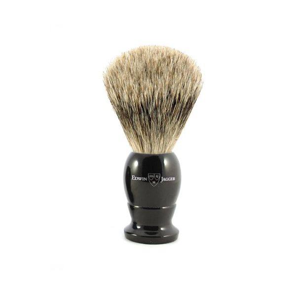 EDWIN JAGGER Shaving brush EJ87 Small "Best Badger" - Ebony