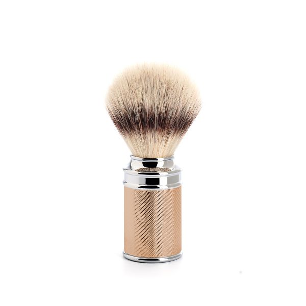 MÜHLE Shaving brush "TRADITIONAL" Silvertip badger 21mm - chrome-rose/chrome