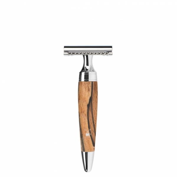 MÜHLE Safety razor "STYLO" - steamed beech wood/chrome