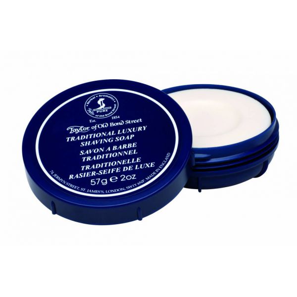 TAYLOR Traditional luxury shaving soap in travel bowl