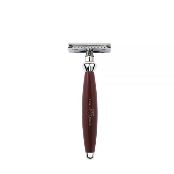 EDWIN JAGGER Safety razor red BULBOUS